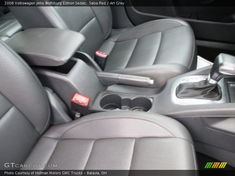 Salsa Red / Art Grey 2008 Volkswagen Jetta Wolfsburg Edition Sedan
