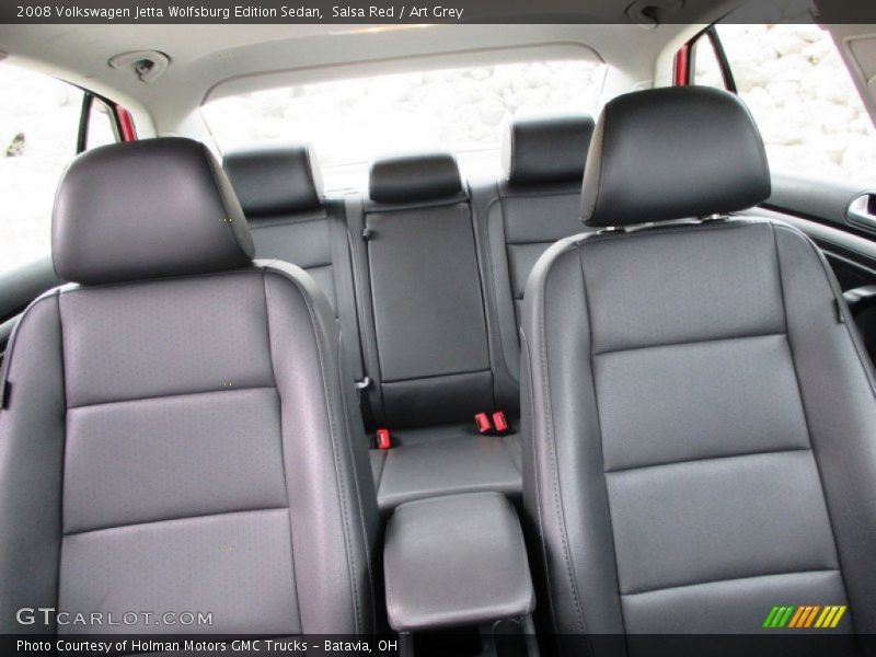 Salsa Red / Art Grey 2008 Volkswagen Jetta Wolfsburg Edition Sedan