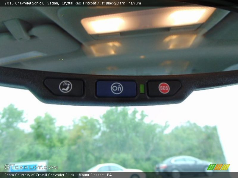 Crystal Red Tintcoat / Jet Black/Dark Titanium 2015 Chevrolet Sonic LT Sedan