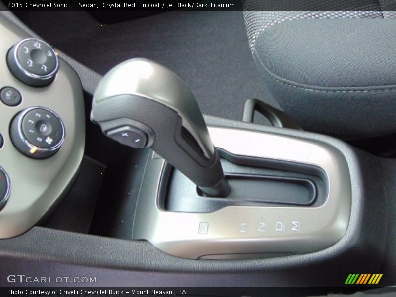 Crystal Red Tintcoat / Jet Black/Dark Titanium 2015 Chevrolet Sonic LT Sedan