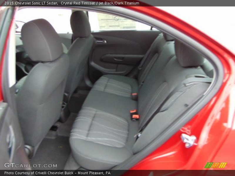 Crystal Red Tintcoat / Jet Black/Dark Titanium 2015 Chevrolet Sonic LT Sedan