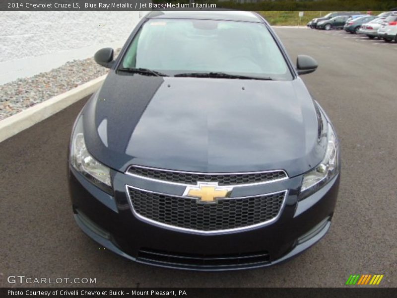 Blue Ray Metallic / Jet Black/Medium Titanium 2014 Chevrolet Cruze LS