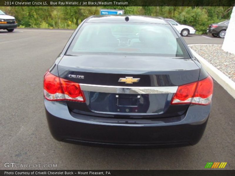 Blue Ray Metallic / Jet Black/Medium Titanium 2014 Chevrolet Cruze LS