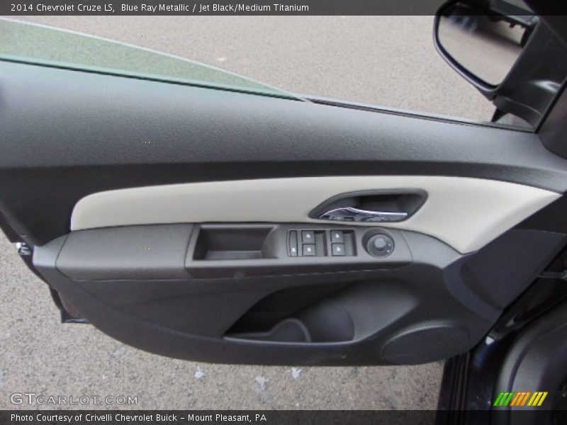 Blue Ray Metallic / Jet Black/Medium Titanium 2014 Chevrolet Cruze LS