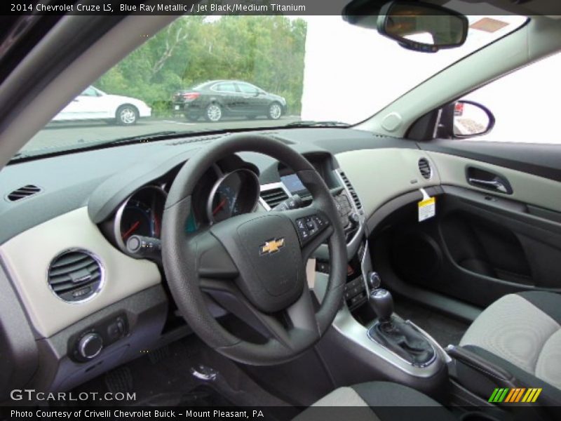Blue Ray Metallic / Jet Black/Medium Titanium 2014 Chevrolet Cruze LS