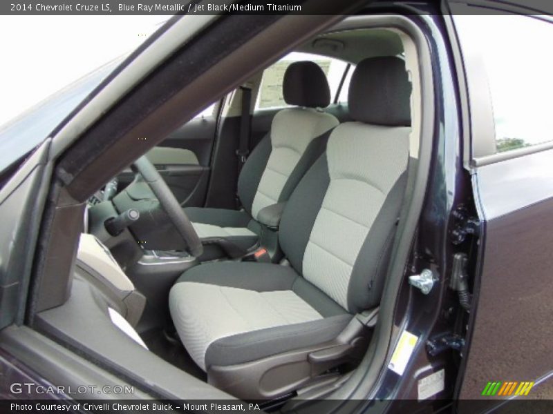 Blue Ray Metallic / Jet Black/Medium Titanium 2014 Chevrolet Cruze LS