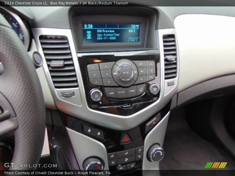 Blue Ray Metallic / Jet Black/Medium Titanium 2014 Chevrolet Cruze LS
