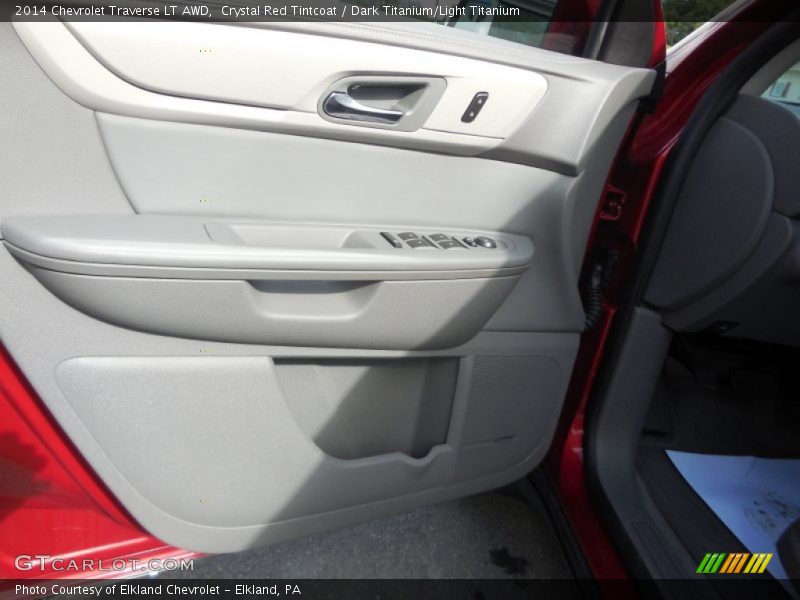 Crystal Red Tintcoat / Dark Titanium/Light Titanium 2014 Chevrolet Traverse LT AWD
