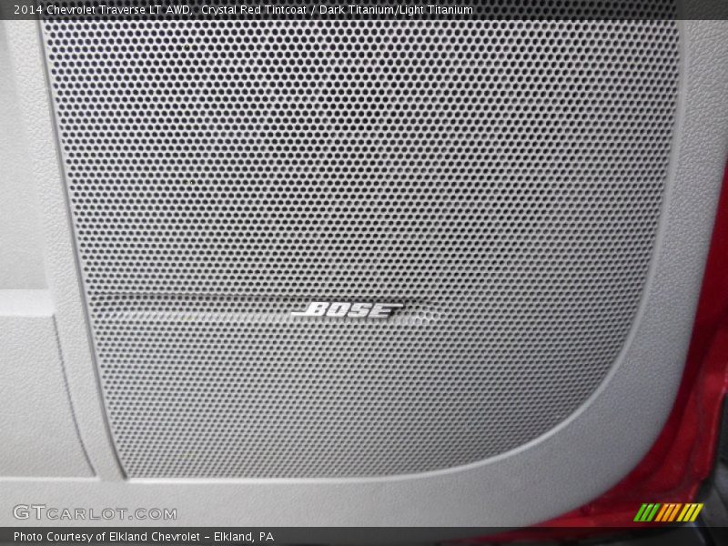 Crystal Red Tintcoat / Dark Titanium/Light Titanium 2014 Chevrolet Traverse LT AWD