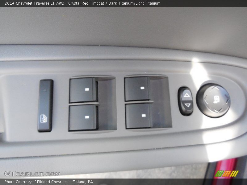 Crystal Red Tintcoat / Dark Titanium/Light Titanium 2014 Chevrolet Traverse LT AWD