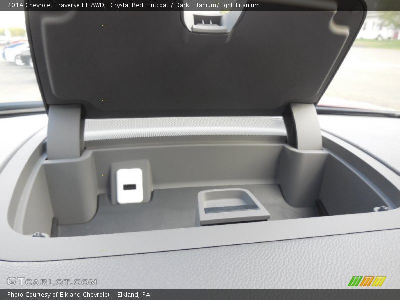 Crystal Red Tintcoat / Dark Titanium/Light Titanium 2014 Chevrolet Traverse LT AWD