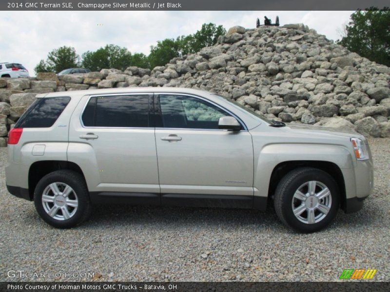 Champagne Silver Metallic / Jet Black 2014 GMC Terrain SLE