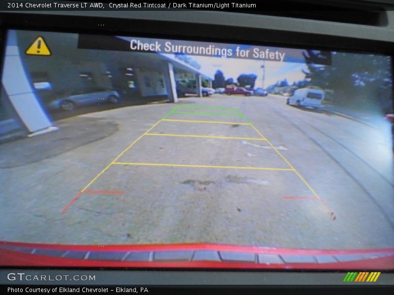 Crystal Red Tintcoat / Dark Titanium/Light Titanium 2014 Chevrolet Traverse LT AWD