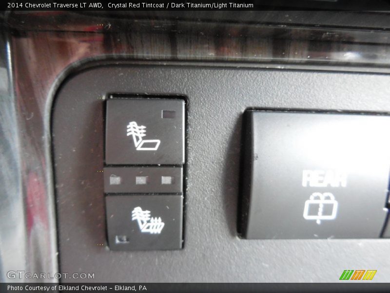 Crystal Red Tintcoat / Dark Titanium/Light Titanium 2014 Chevrolet Traverse LT AWD