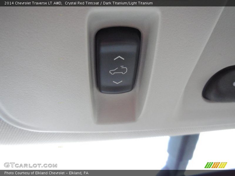 Crystal Red Tintcoat / Dark Titanium/Light Titanium 2014 Chevrolet Traverse LT AWD