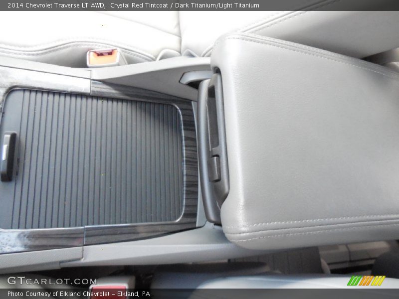 Crystal Red Tintcoat / Dark Titanium/Light Titanium 2014 Chevrolet Traverse LT AWD