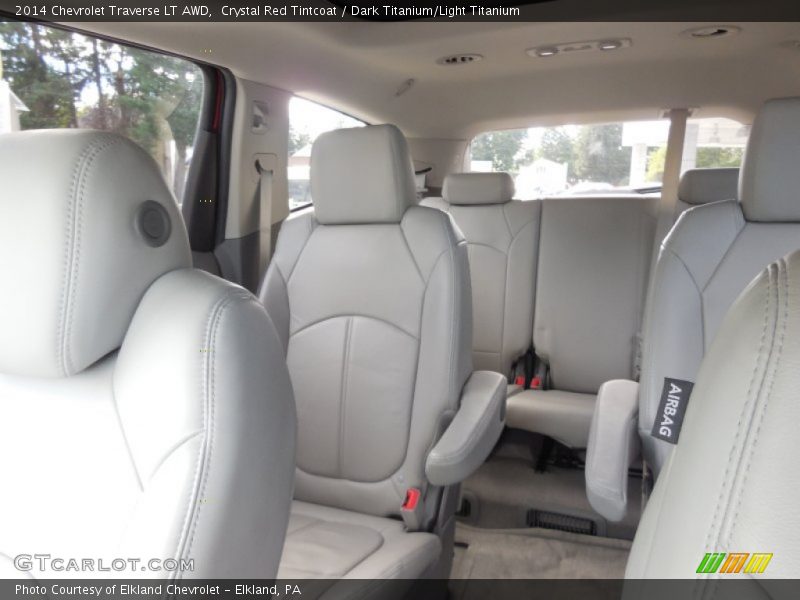 Crystal Red Tintcoat / Dark Titanium/Light Titanium 2014 Chevrolet Traverse LT AWD