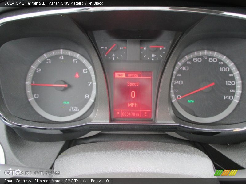 Ashen Gray Metallic / Jet Black 2014 GMC Terrain SLE