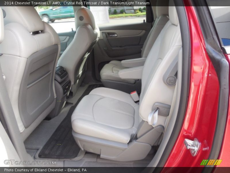 Crystal Red Tintcoat / Dark Titanium/Light Titanium 2014 Chevrolet Traverse LT AWD