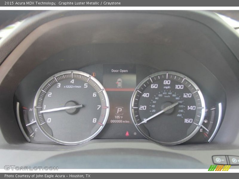 Graphite Luster Metallic / Graystone 2015 Acura MDX Technology
