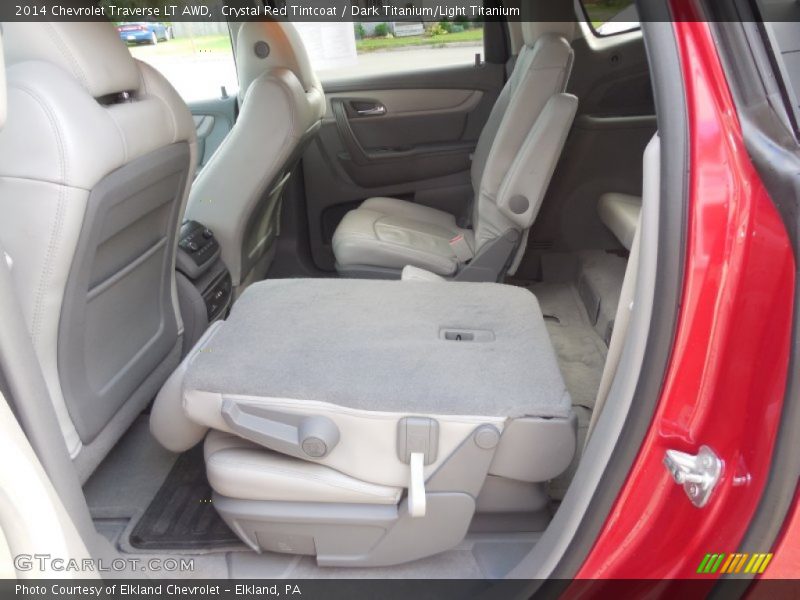 Crystal Red Tintcoat / Dark Titanium/Light Titanium 2014 Chevrolet Traverse LT AWD