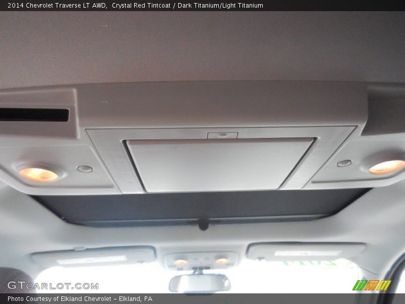 Crystal Red Tintcoat / Dark Titanium/Light Titanium 2014 Chevrolet Traverse LT AWD