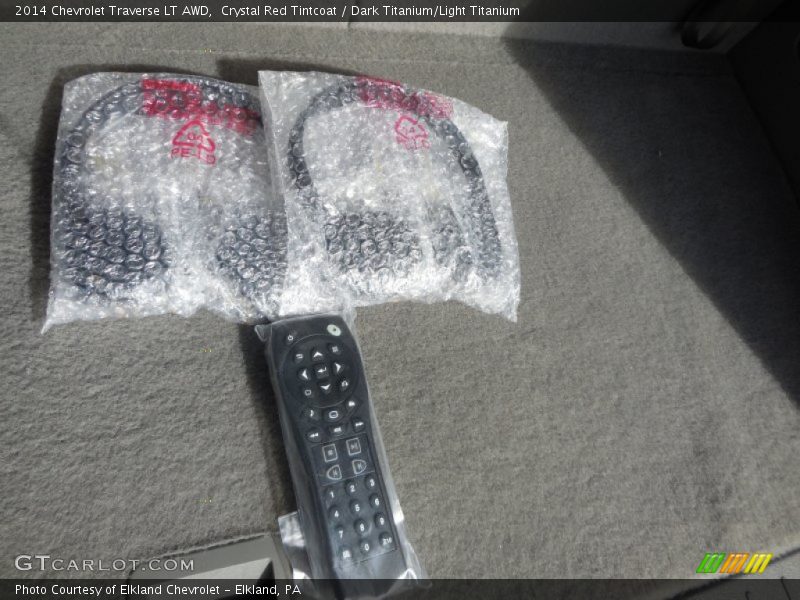 Crystal Red Tintcoat / Dark Titanium/Light Titanium 2014 Chevrolet Traverse LT AWD
