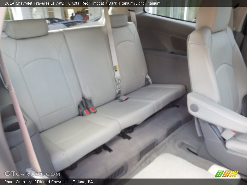 Crystal Red Tintcoat / Dark Titanium/Light Titanium 2014 Chevrolet Traverse LT AWD