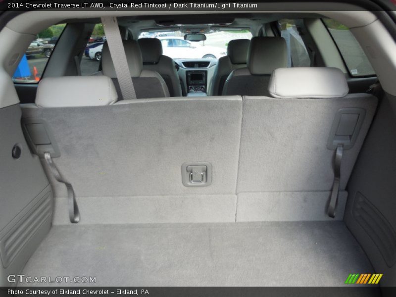 Crystal Red Tintcoat / Dark Titanium/Light Titanium 2014 Chevrolet Traverse LT AWD