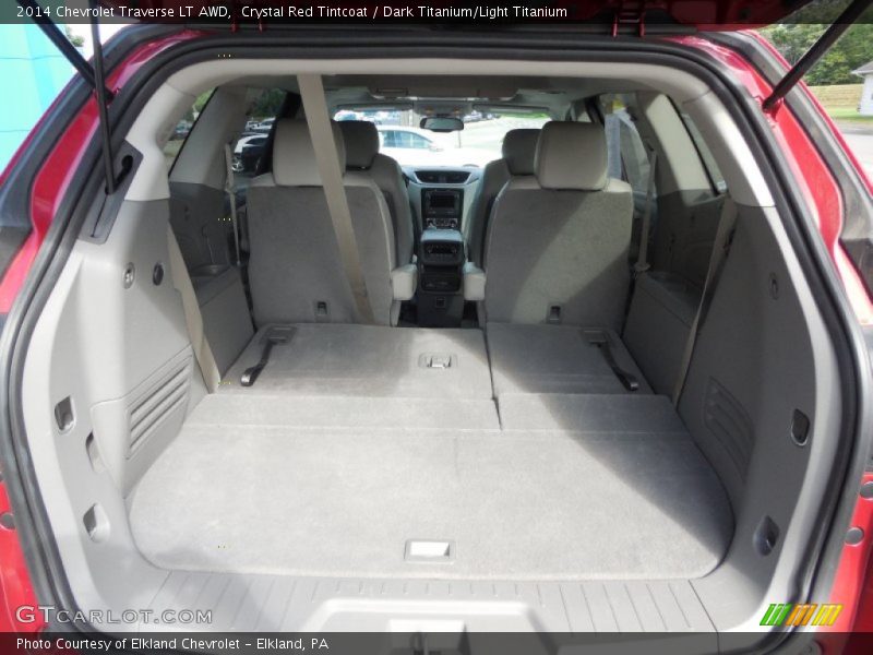 Crystal Red Tintcoat / Dark Titanium/Light Titanium 2014 Chevrolet Traverse LT AWD