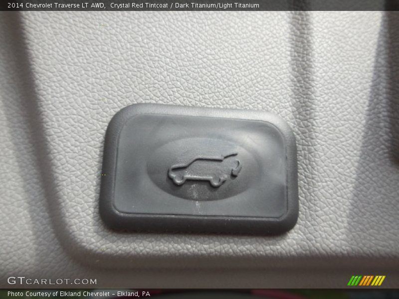 Crystal Red Tintcoat / Dark Titanium/Light Titanium 2014 Chevrolet Traverse LT AWD