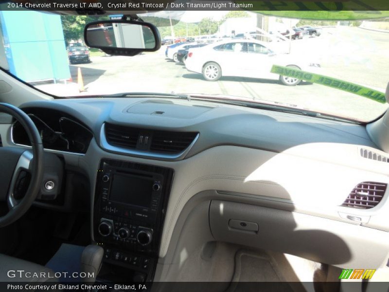 Crystal Red Tintcoat / Dark Titanium/Light Titanium 2014 Chevrolet Traverse LT AWD