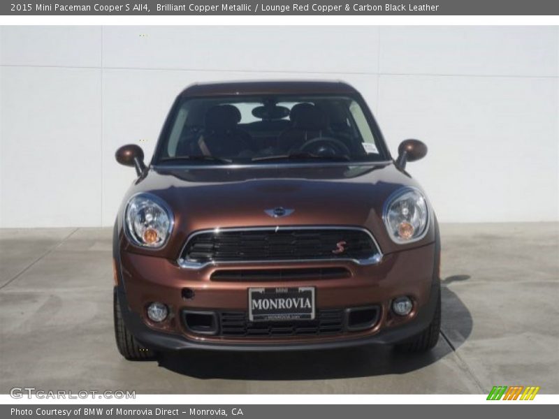 Brilliant Copper Metallic / Lounge Red Copper & Carbon Black Leather 2015 Mini Paceman Cooper S All4