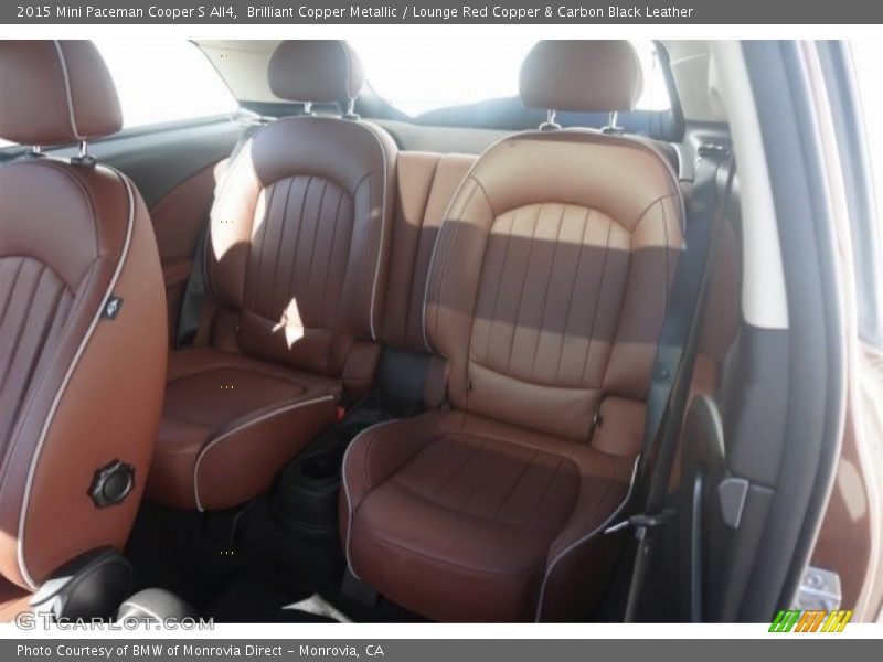 Rear Seat of 2015 Paceman Cooper S All4