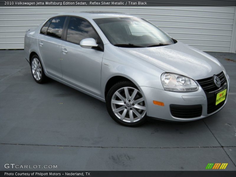 Reflex Silver Metallic / Titan Black 2010 Volkswagen Jetta Wolfsburg Edition Sedan