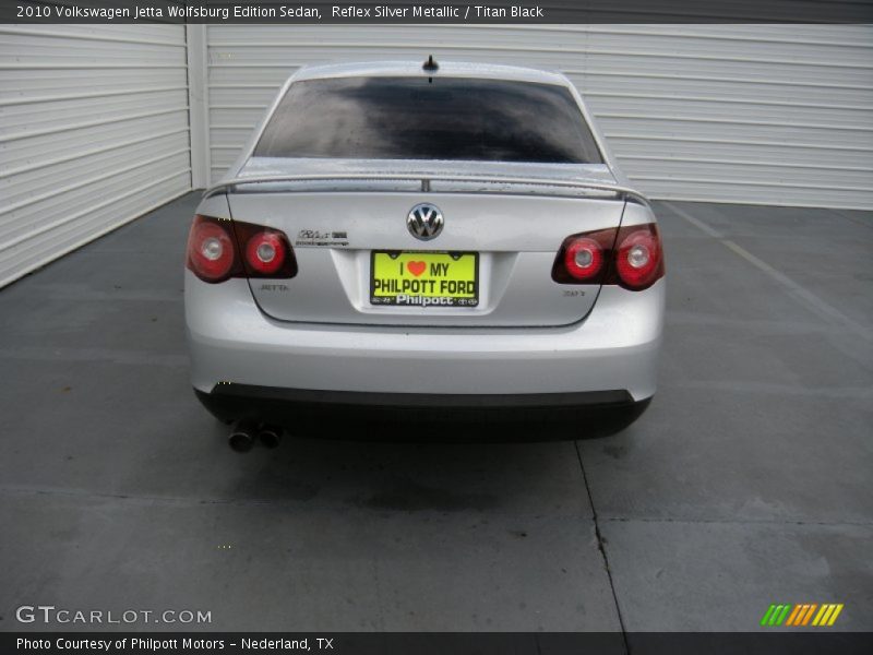 Reflex Silver Metallic / Titan Black 2010 Volkswagen Jetta Wolfsburg Edition Sedan