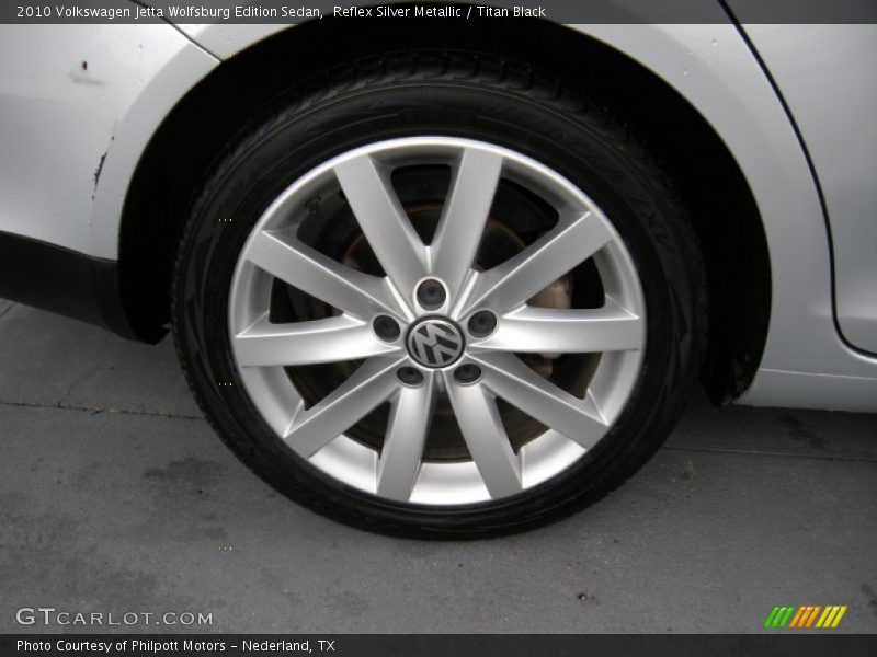 Reflex Silver Metallic / Titan Black 2010 Volkswagen Jetta Wolfsburg Edition Sedan