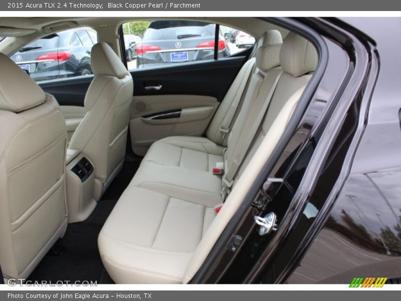 Rear Seat of 2015 TLX 2.4 Technology