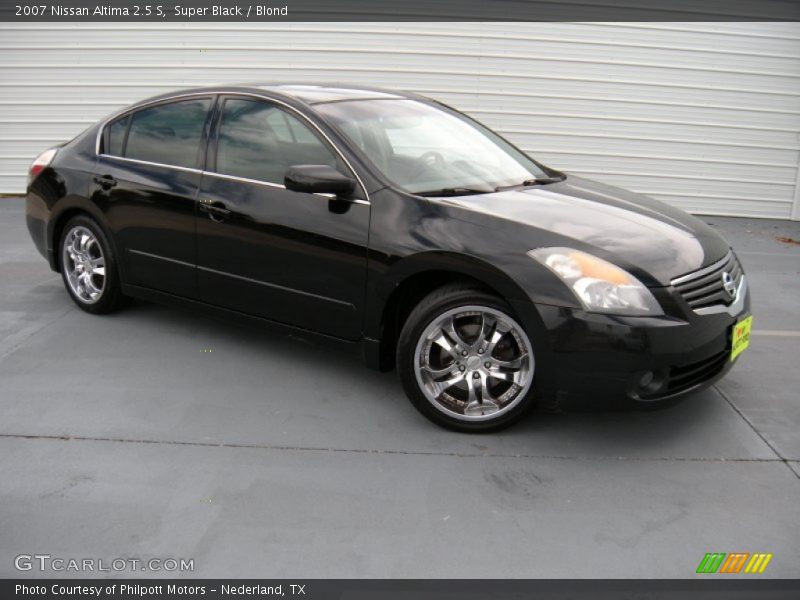 Super Black / Blond 2007 Nissan Altima 2.5 S