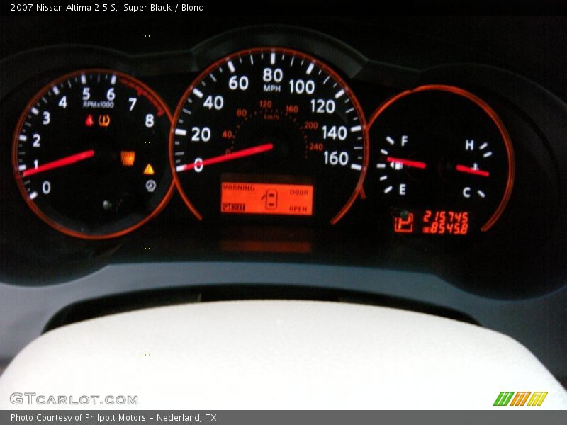 Super Black / Blond 2007 Nissan Altima 2.5 S