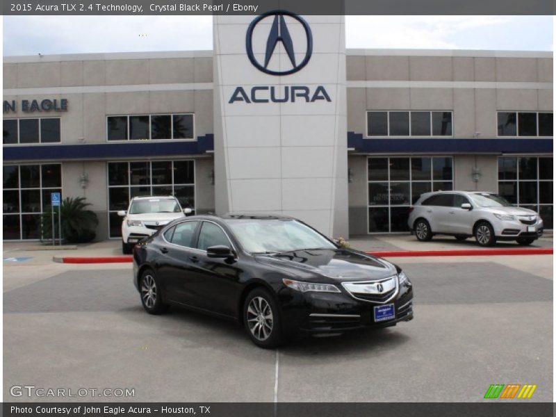 Crystal Black Pearl / Ebony 2015 Acura TLX 2.4 Technology
