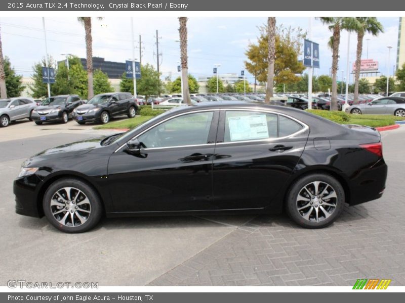 Crystal Black Pearl / Ebony 2015 Acura TLX 2.4 Technology