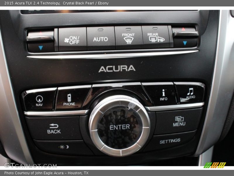 Crystal Black Pearl / Ebony 2015 Acura TLX 2.4 Technology