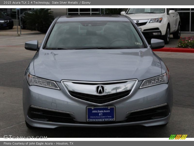 Slate Silver Metallic / Ebony 2015 Acura TLX 2.4 Technology