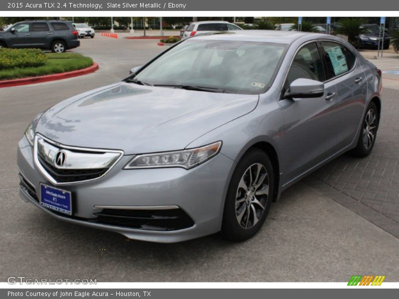 Slate Silver Metallic / Ebony 2015 Acura TLX 2.4 Technology