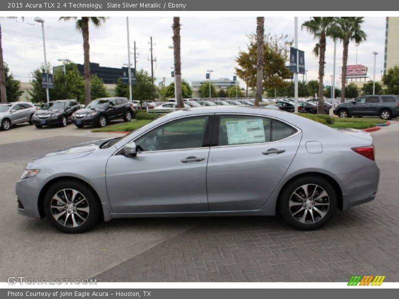 Slate Silver Metallic / Ebony 2015 Acura TLX 2.4 Technology