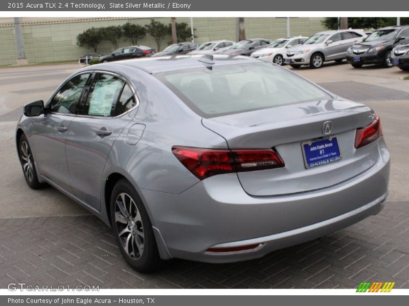 Slate Silver Metallic / Ebony 2015 Acura TLX 2.4 Technology