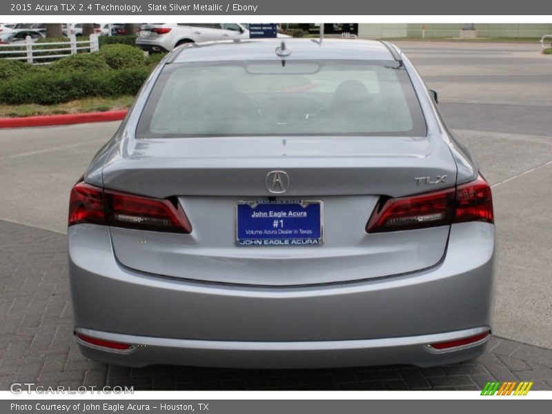 Slate Silver Metallic / Ebony 2015 Acura TLX 2.4 Technology