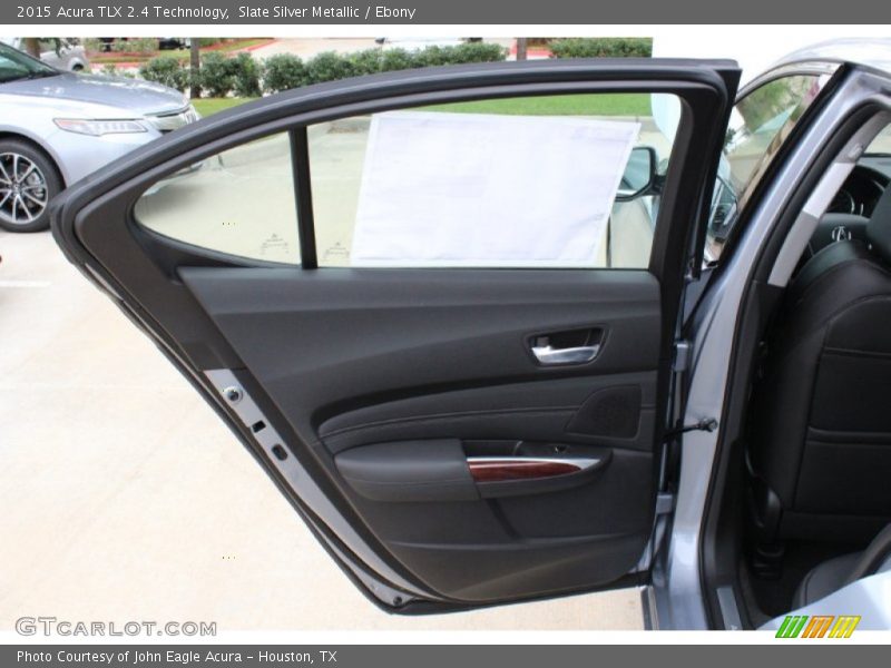 Slate Silver Metallic / Ebony 2015 Acura TLX 2.4 Technology