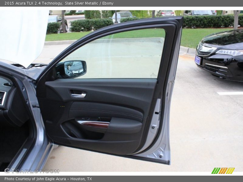 Slate Silver Metallic / Ebony 2015 Acura TLX 2.4 Technology